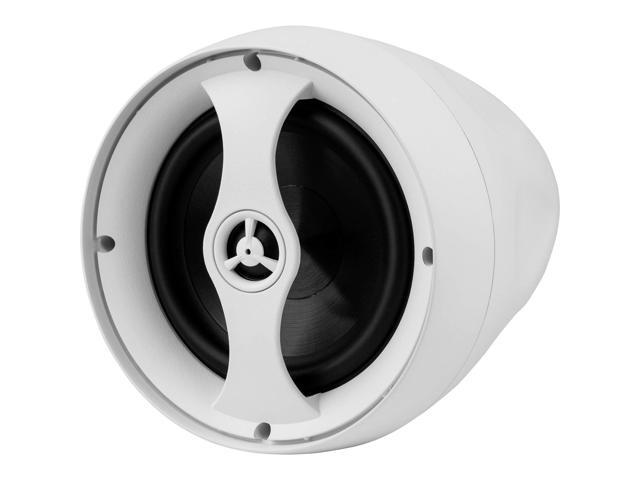 Dayton Audio WP65BTW 6-1/2' IP66 Indoor/Outdoor Pendant Speaker Pair 70V/100V 8 Ohm White