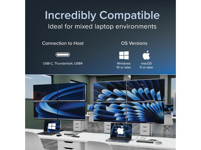 Plugable USB-C 5-Display Docking Station with HDMI 2.1 and 140W charging - image 4