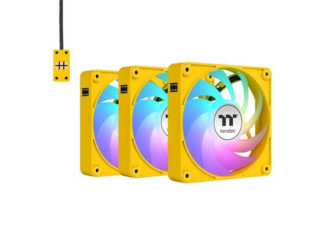 Thermaltake - CT120 EX ARGB Sync 120mm Computer Case Cooling Fan (3-Pack) - Bumblebee - image 11