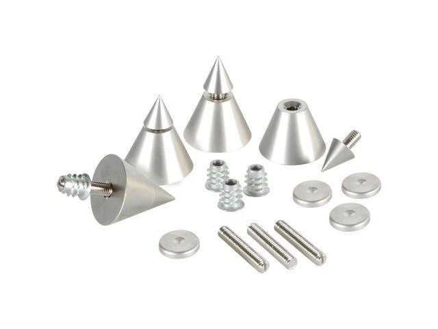 Dayton Audio DSS4-SN Satin Nickel Speaker Spike Set 4 Pcs.