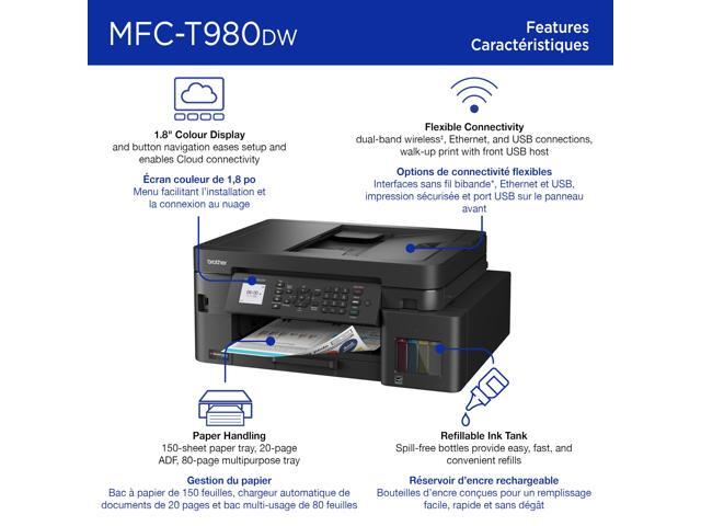 Brother MFC-T980DW INKvestment Tank Wireless Color Inkjet All-in-One Printer with up to 3-Years of Ink - image 11