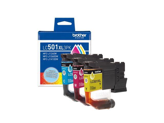 Brother - Genuine LC501XL3PK 3-Pack High Yield Color Ink Cartridges - Cyan/Magenta/Yellow - image 10