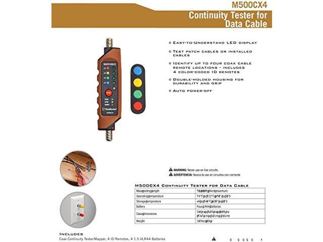 Southwire Tools & Equipment M500CX4 Coax Continuity Tester/Mapper