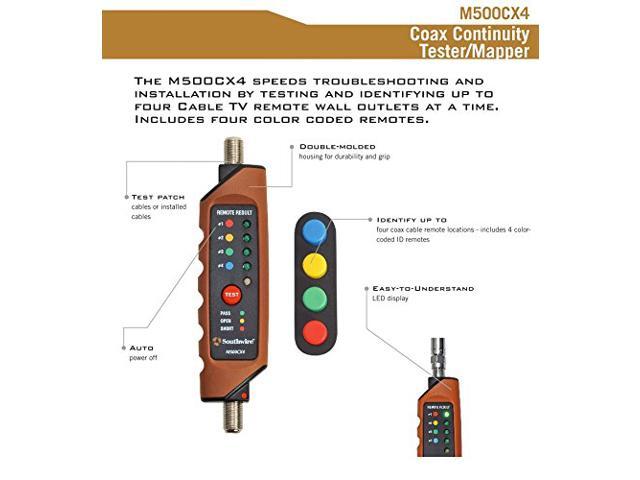 Southwire Tools & Equipment M500CX4 Coax Continuity Tester/Mapper