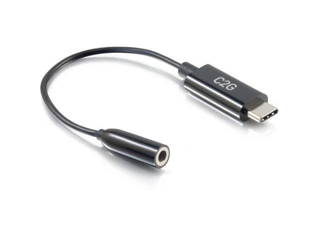 C2G USB C to 3.5mm Audio Adapter - USB C to AUX Cable - USB C to Headphone Jack - USB-C to headphone jack adapter - image 8