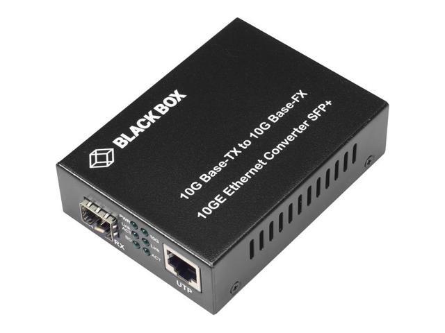 Black Box LGC220A Pure Networking 10-Gigabit (10-Gbps) Media Converter - 10-Gbps Copper to 10-Gbps Fiber SFP+