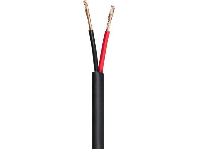 Monoprice Speaker Wire, CMP Rated, 2-Conductor, 18AWG, 100ft, Black