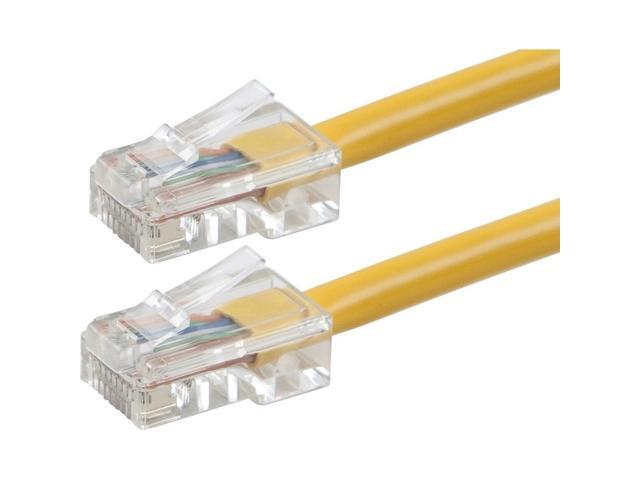 Monoprice Cat6 Ethernet Patch Cable - 7 Feet - Yellow Network Internet Cord - RJ45, Stranded, 550Mhz, UTP, Pure Bare Copper Wire, 24AWG -...