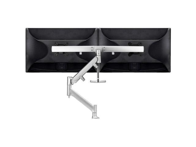 Atdec Awm Dual (Rail) Dynamic Monitor Arm Desk Mount - Flat And Curved Up To 27In - Load Up To 15Lb - Vesa 75 X 75 100 X 100