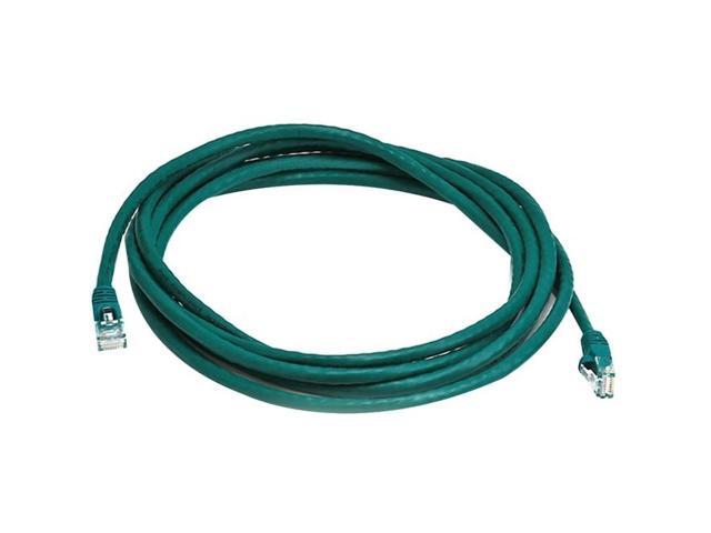 Monoprice Cat6 Ethernet Patch Cable - 10 Feet - Green Network Internet Cord - RJ45, Stranded, 550Mhz, UTP, Pure Bare Copper Wire, 24AWG