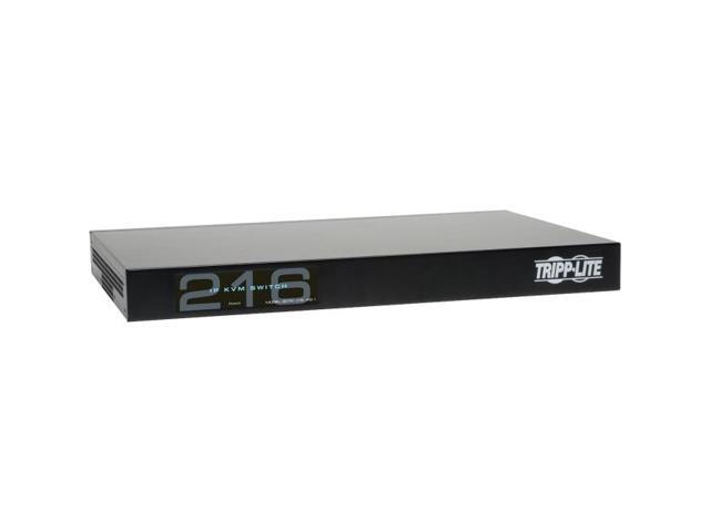 Tripp Lite 16-Port Cat5 1U Rack-Mount KVM Switch with IP Remote Access, 2+1 User, VGA, USB (B072-016-IP2)