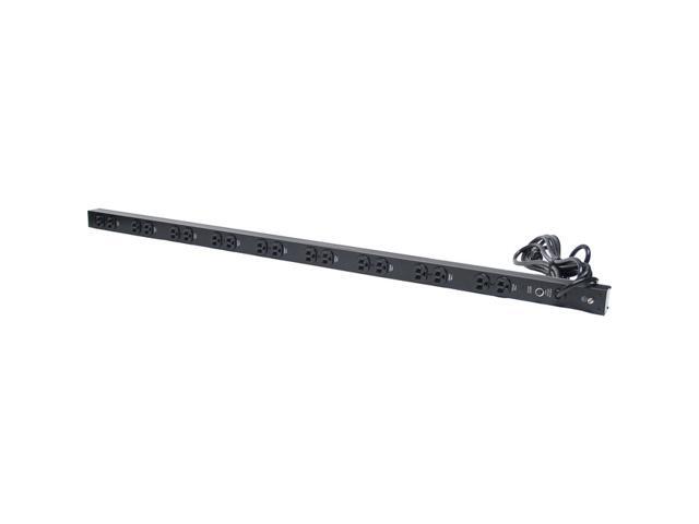 Minuteman OEPD1815V48 18-port, 110V/12A, 48' 0U Vertical Mount - 18 x NEMA 5-15R - 120 V AC - 0U - Vertical - Rack-mountable