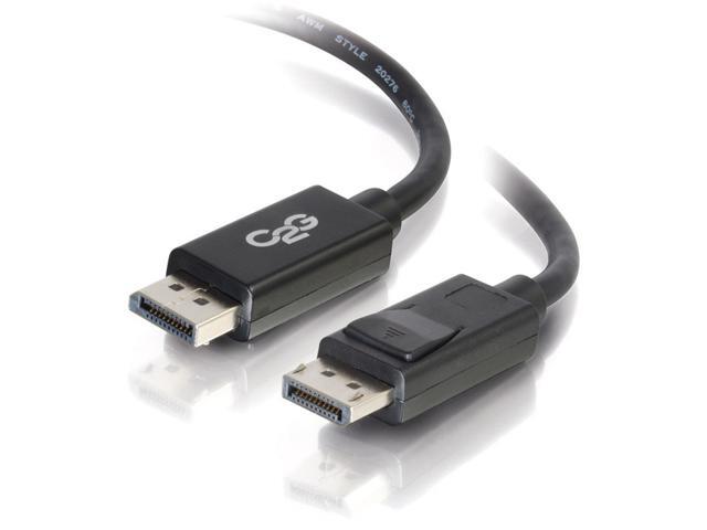 C2G DisplayPort Cable with Latches 4K 60Hz UHD M/M, 10ft - Black - image 5