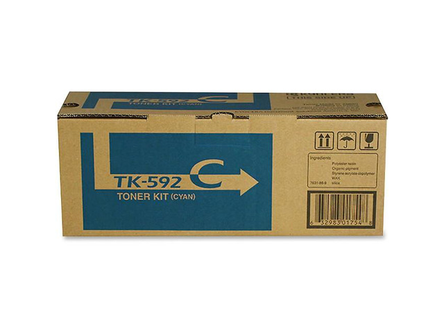 Kyocera Copystar TK592C Laser Toner Cartridge Cyan