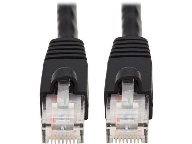 TRIPP LITE N261-003-BK 3 ft. Augmented Cat6 (Cat6a) Snagless 10G Certified Patch Cable, (RJ45 M/M) - Black