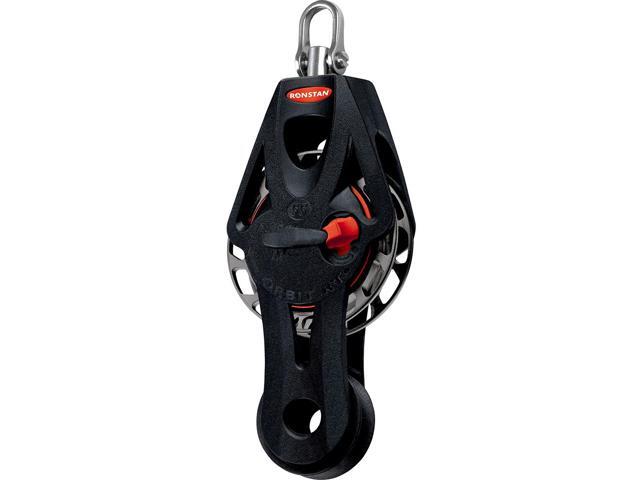Ronstan Series 55 Ratchet Mount Orbit Block - Fiddle Becket Swivel
