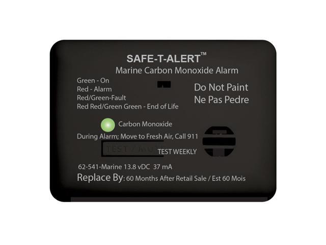 Safe-T-Alert 62 Series Carbon Monoxide Alarm w/Relay - 12V - 62-541-R-Marine - Surface Mount - Black