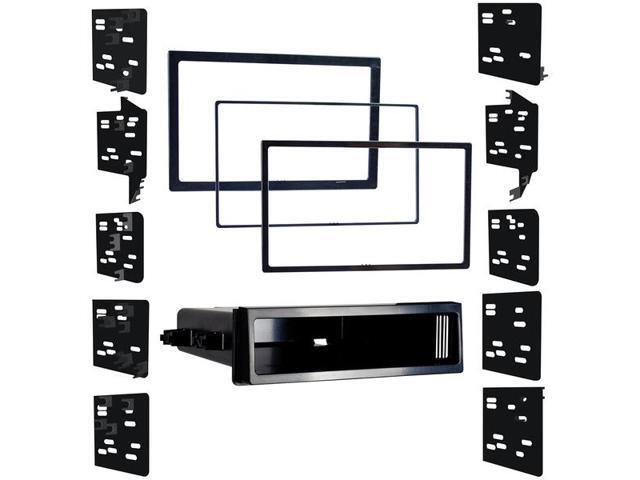 Metra - Dash Kit for Select 1984-2004 Toyota DIN DDIN - Black - image 5