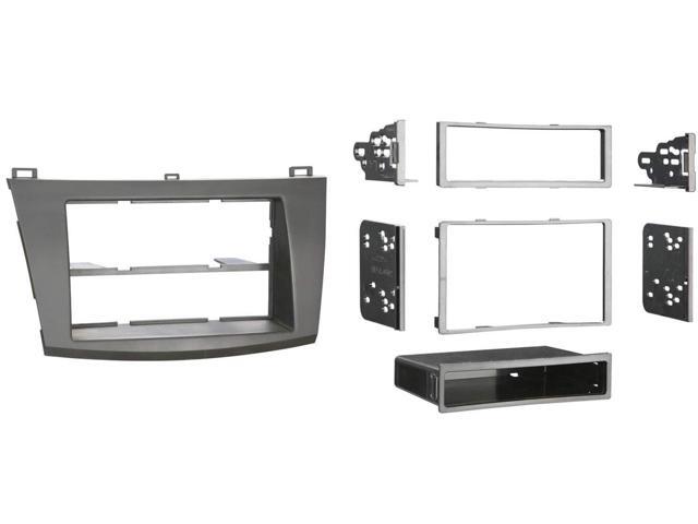 Metra - Dash Kit for Select 2010-2013 Mazda 3 DIN DDIN - Black - image 5