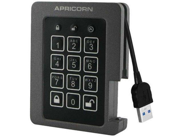 Apricorn Aegis Padlock ASSD-3PL256-480F 480 GB External Solid State Drive