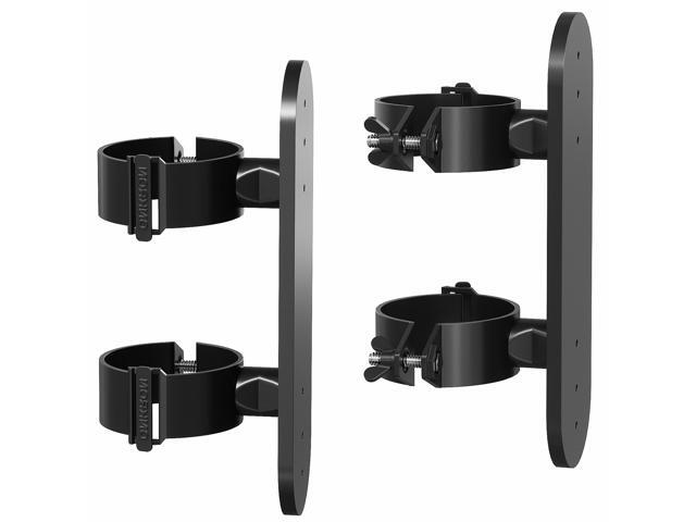 ONKRON Power Strip Surge Protector Mounting Bracket for TS1881 TV Stand Column Diameter 50 mm (APS1881) Black