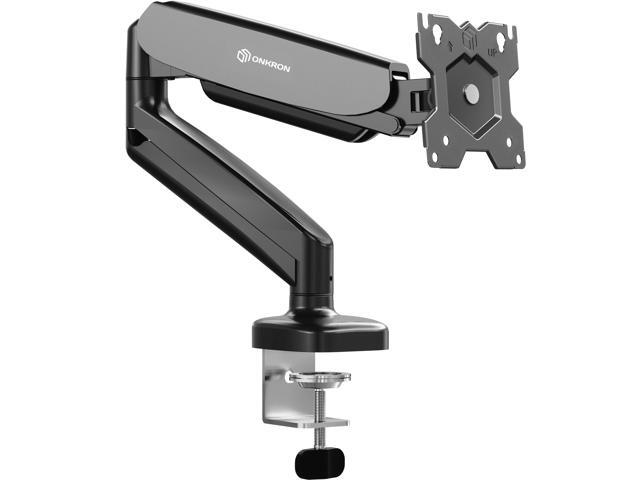 ONKRON Monitor Arm - Full Motion Desk Mount for 13 - 32 Inch Flat or Curved Screens up to 17.6 lbs - Single Monitor Arm - Adjustable Gas Spring...