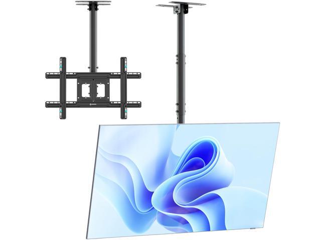 ONKRON Ceiling TV Mount Hanging Height Adjustable TV Bracket - Drop Down TV Mount - Full Motion Pole TV Mount for 32 to 70 Inch LED LCD OLED 4K...
