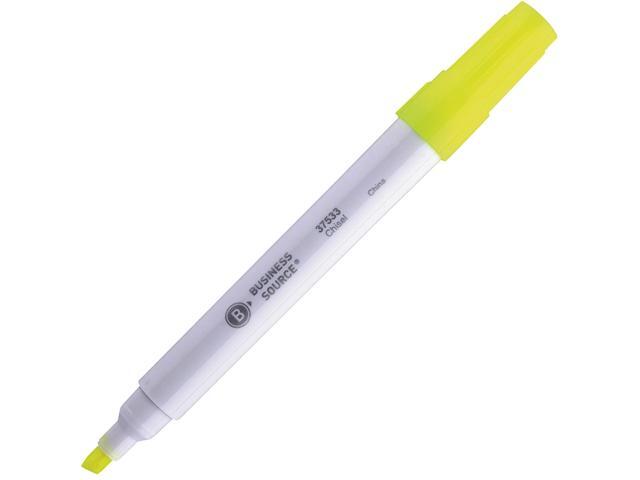 Bus. Source Chisel Tip Yellow Value Highlighter