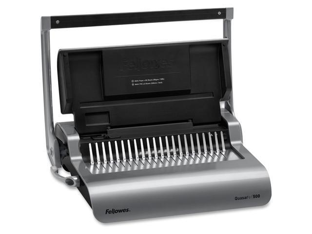 5227201 Fellowes Quasar+ 500 Manual Comb Binding Machine