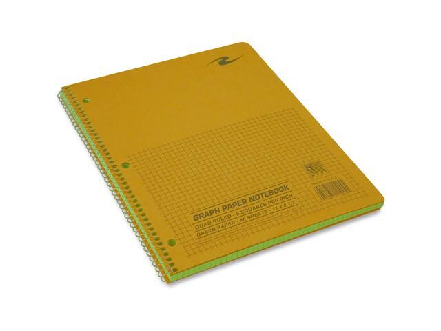 Roaring Spring Quad Notebook Wirebound 5x5 Quad 3HP 11'x8-1/2' 80 Sh Brown 11209
