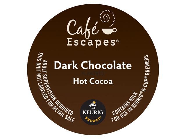 Photos - Coffee Maker Keurig Cafe Escapes Dark Chocolate Hot Cocoa T6802 