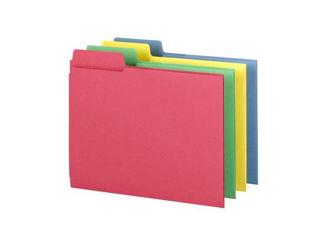 Smead 3-in-1 Color SuperTab Section Folder