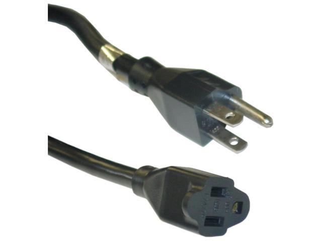 Power Extension Cord, SJT 14 AWG * 3C / 15 Amp, UL / CSA, 25 ft