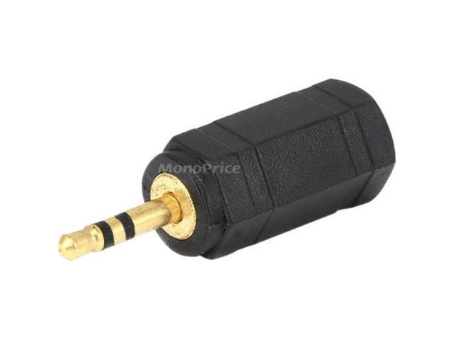 Monoprice 2.5mm TRS Stereo Plug to 3.5mm TRS Stereo Jack Adapter, Gold Plated