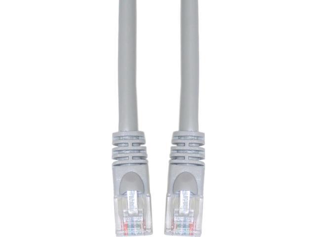 CableWholesale 10X6-02135 Cat5e Gray Ethernet Patch Cable Snagless Molded Boot 35 foot