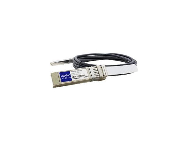 AddOn Enterasys 10GB-C10-SFPP Compatible TAA Compliant 10GBase-CU SFP+ to SFP+ Direct Attach Cable (Passive Twinax, 10m)