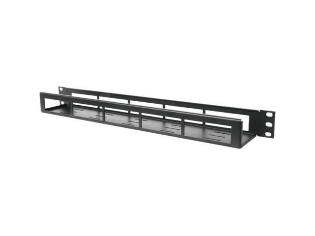 RackSolutions 1U Horizontal Cable Management Tray (3in Deep) - Efficient Cable Routing and Organization