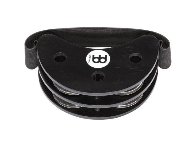 Meinl FJS2S-BK Foot Tambourine Steel Jingles, Black