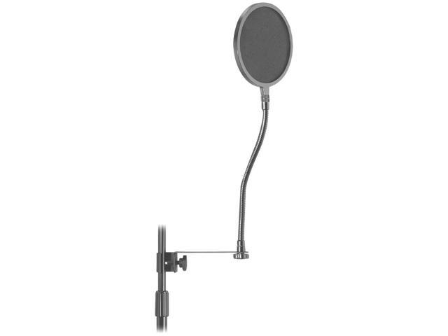 On Stage ASVS6-GB Microphone Stand Pop Blocker w/ Gooseneck & Clamp 28670