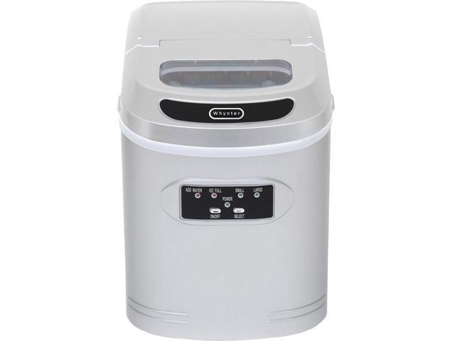 Whynter IMC-270MS Compact Portable Ice Maker 27 lb capacity - Metallic Silver