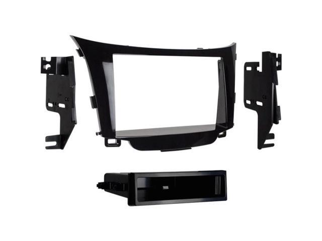 Metra - Dash Kit for Select 2013-2017 Hyundai Elantra DIN - High Gloss Black - image 6