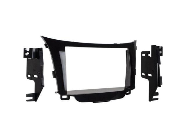 Metra - Dash Kit for Select 2013-2017 Hyundai Elantra DDIN - High Gloss Black - image 5