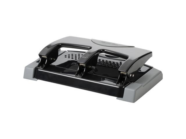 Swingline 45-Sheet SmartTouch Three-Hole Punch 9/32' Holes Black/Gray 74136
