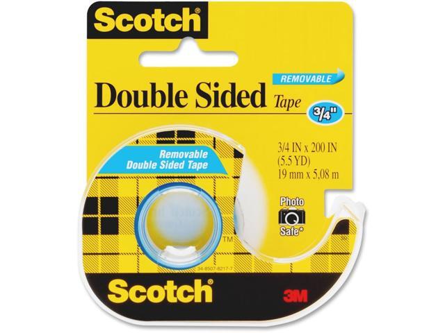 3M Double-Sided Tape Removable 3/4'x200' Transparent 238