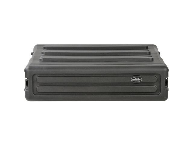 SKB Cases 2U Space Roto Molded Rack, Black, 23 in. X 23 in. X 6 1/2 in.