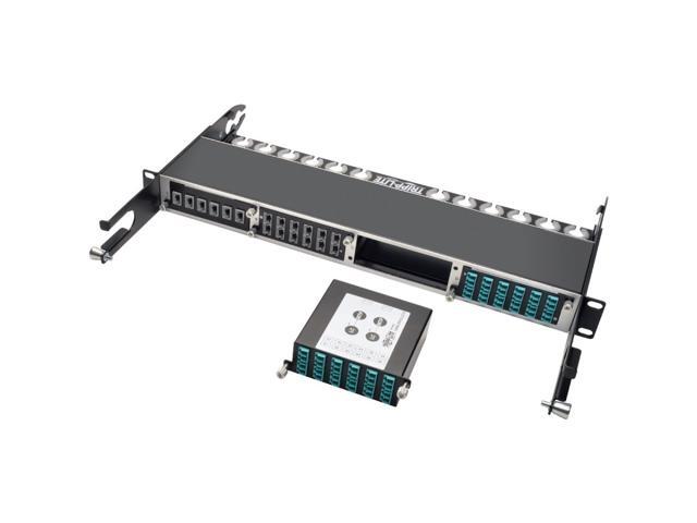 Tripp Lite N484-2M12-LC12 40Gb to 10Gb Breakout Cassette, (x2) 12-Fiber MTP/MPO to ( x12 ) LC Duplex