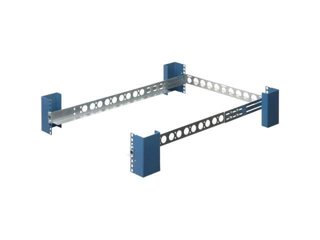 RackSolutions 1U Universal Rail 31in Depth with Wirebar - 200 lbs Capacity, Compatible with Square, Round, Threaded Hole Racks, Dell, HP & Lenovo