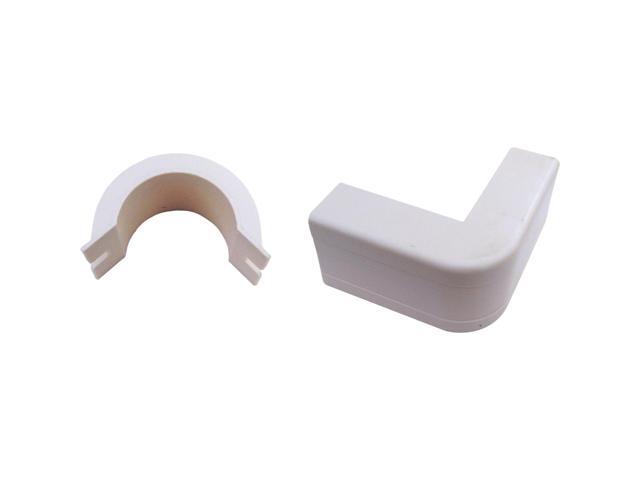 Cable Raceway, 0.75 inch, Outside Elbow, 90 Degree - White