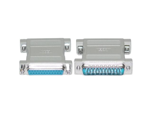 Cable Wholesale DB25 Male / DB25 Female, Null Modem Adaptor