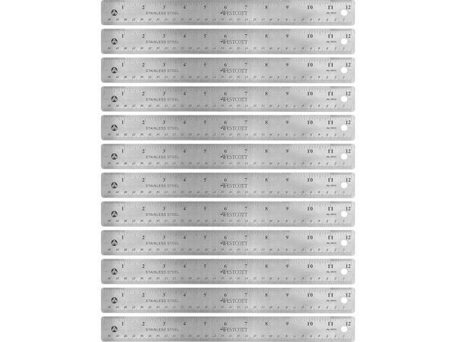 Westcott Stainless Steel Rulers